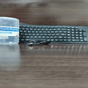 TECLADO FLEXIBLE ERGONOMICO
