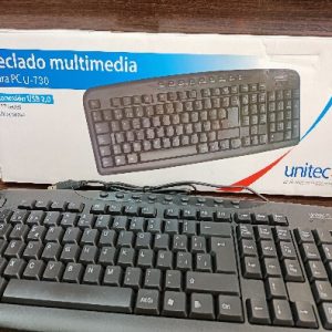TECLADO MULTIMEDIA U-730